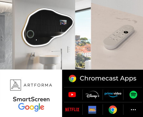 SMART ebaregulaarne vannitoapeegel LED P222 Google #2