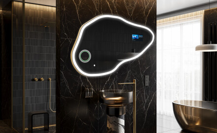 SMART ebaregulaarne vannitoapeegel LED P222 Google