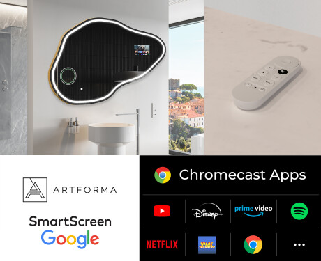 SMART ebaregulaarne vannitoapeegel LED P223 Google #2