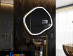 LED valgustatud ebaregulaarne peegel SMART R222 Google