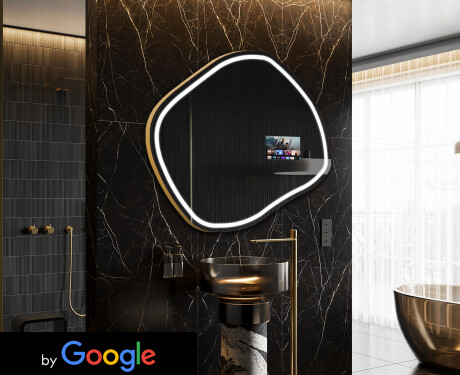 SMART ebaregulaarne vannitoapeegel LED R223 Google