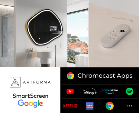 SMART ebaregulaarne vannitoapeegel LED R223 Google #2