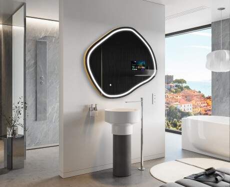 SMART ebaregulaarne vannitoapeegel LED R223 Google #5
