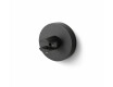 CLASSIC – klaasriiulite kinnitusklamber koos rosetiga 07.80160/50/40/30 – 2 tk / mattmust