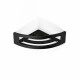 Korv – nurgariiul 16x16x8 / mattmust #1