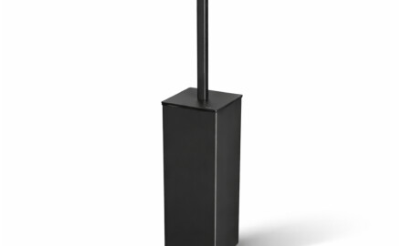 Vabalt seisva WC-harja / ruudukujuline / mattmust
