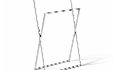 Kahe rätikupidiku alus / kokkupandav / kroomitud