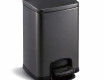 PREMIUM pedaaliga prügikast, ristkülikukujuline, 20 L, pehme sulgemine / mattmust
