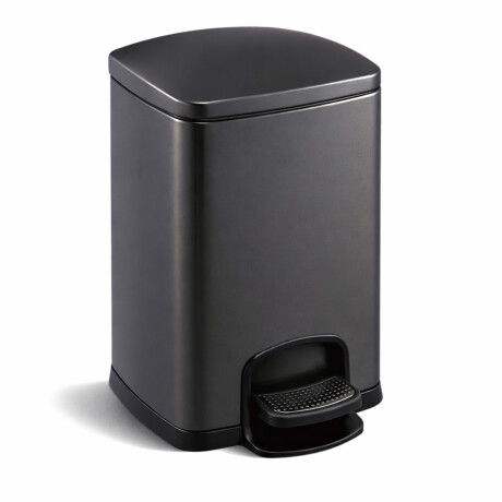 PREMIUM pedaaliga prügikast, ristkülikukujuline, 20 L, pehme sulgemine / mattmust #1