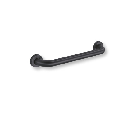 Toetuskäepide puuetega inimestele, Ø32, sirge, STANDARD – 40 cm / roostevaba teras, mattmust