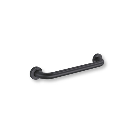 Toetuskäepide puuetega inimestele, Ø32, sirge, STANDARD – 40 cm / roostevaba teras, mattmust #1