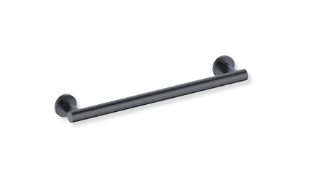 Puudega inimeste abikäepide Ø32 sirge PREMIUM – 50 cm / roostevaba teras, mattmust