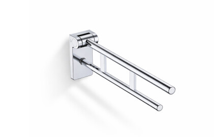 Puudega inimeste abikäepide Ø32, kallutatav, PREMIUM – 60 cm / poleeritud roostevaba teras