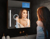 Nutikas LED valgustatud peegelkapp - L02 Sarah 66,5 x 72cm #10