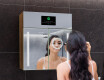 Nutikas LED valgustatud peegelkapp - L02 Sarah 66,5 x 72cm #8