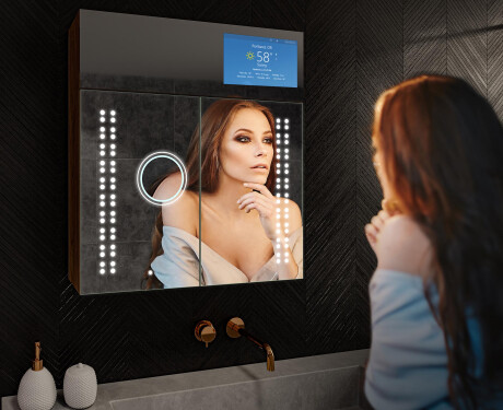 Smart LED valgustatud peegelkapp - L55 Sarah 66,5 x 72cm Smart LED valgustatud peegelkapp - L55 Sarah 66,5 x 72cm #10