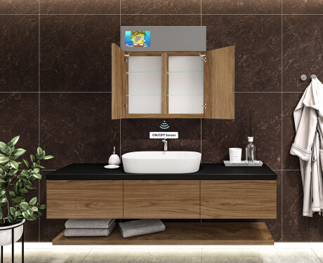 Smart LED valgustatud peegelkapp - L55 Sarah 66,5 x 72cm Smart LED valgustatud peegelkapp - L55 Sarah 66,5 x 72cm #9