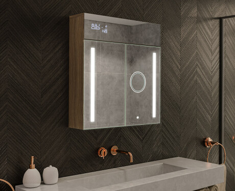 LED valgustatud peeglikapp - L02 Emily 66,5 x 72cm