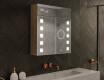 LED valgustatud peeglikapp - L03 Emily 66,5 x 72cm
