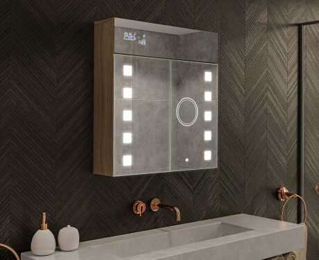 LED valgustatud peeglikapp - L03 Emily 66,5 x 72cm