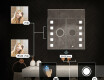 LED valgustatud peeglikapp - L03 Emily 66,5 x 72cm #5