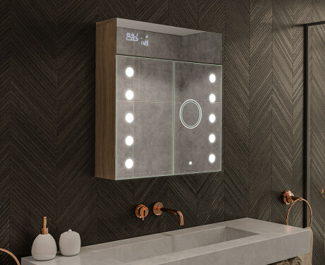 LED valgustatud peegelkapp - L06 Emily 66,5 x 72cm