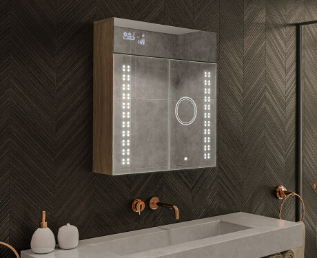 LED valgustatud peegelkapp - L55 Emily 66,5 x 72cm L55 Emily 66,5 x 72cm