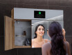 Smart LED valgustatud peegelkapp - L02 Sarah 100 x 72cm #8