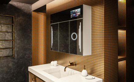 Smart LED valgustatud peegelkapp - L27 Sarah 100 x 72cm