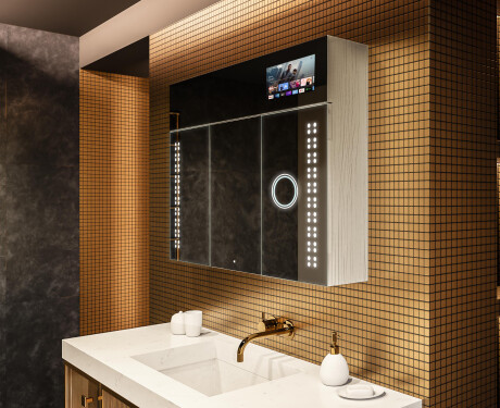 Smart LED valgustatud peegelkapp - L55 Sarah 100 x 72cm