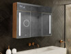 LED valgustatud peegelkapp - L02 Emily 100 x 72cm