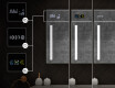 LED valgustatud peegelkapp - L02 Emily 100 x 72cm #4