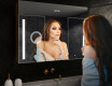 LED valgustatud peegelkapp - L02 Emily 100 x 72cm #9