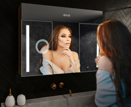 LED valgustatud peegelkapp - L02 Emily 100 x 72cm #9