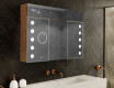 LED valgustatud peegelkapp - L06 Emily 100 x 72cm