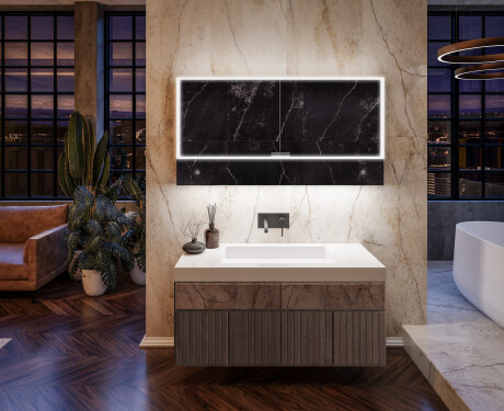 LED vannitoa kapp Lily - 2-ukseline 100 x 72,5cm #12