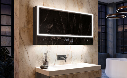 LED vannitoa kapp Lily - 2-ukseline 100 x 72,5cm