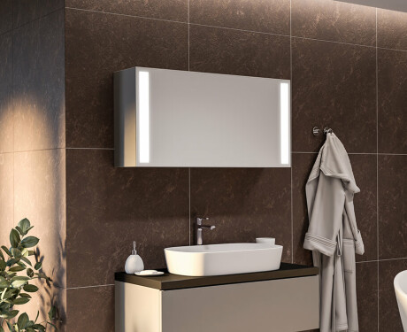 LED valgustatud peegelkapp Sofia 100 x 50cm