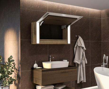 LED valgustatud peegelkapp Sofia 100 x 50cm #11