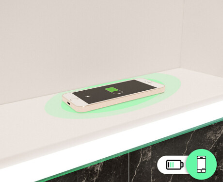 LED Vannitoakapp Lily - 3-ukseline 100 x 72,5cm #10