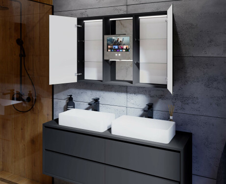 Vannitoa LED kabinet - Lisa 100 x 70cm #11