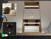 Vannitoa LED kabinet - Lisa 100 x 70cm #8