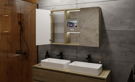 Vannitoa LED kabinet - Lisa 100 x 70cm