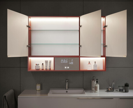 LED Vannitoakapp Emma - 3-ukseline 100 x 72cm #12