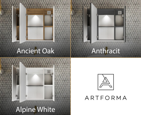 LED vannitoakapp - Clara 70 x 60cm #3