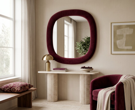 Disainpolsterdatud peegel - Velora Arco #3