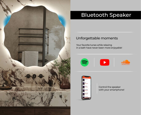 Taustavalgustusega LED-vannitoa peegel L192 #9