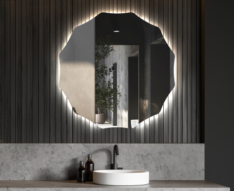 Taustavalgustusega LED-vannitoa peegel L193