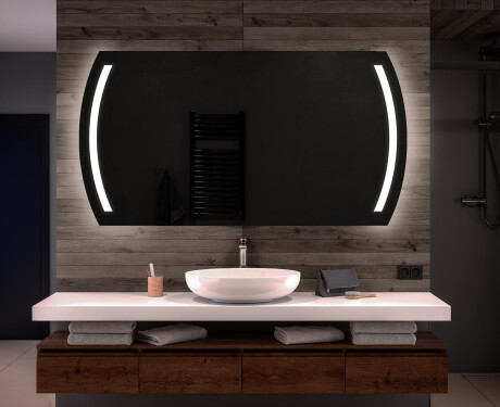 Disaineri taustavalgustusega LED-vannitoa peegel L67