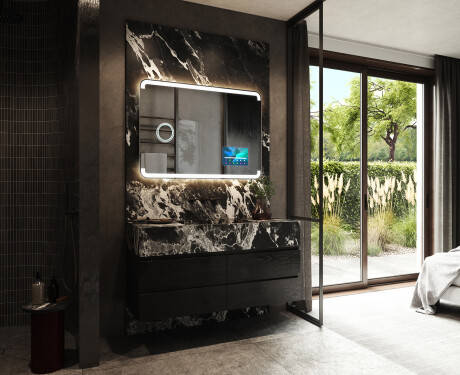 Disaineri taustavalgustusega LED-vannitoa peegel L145 #2